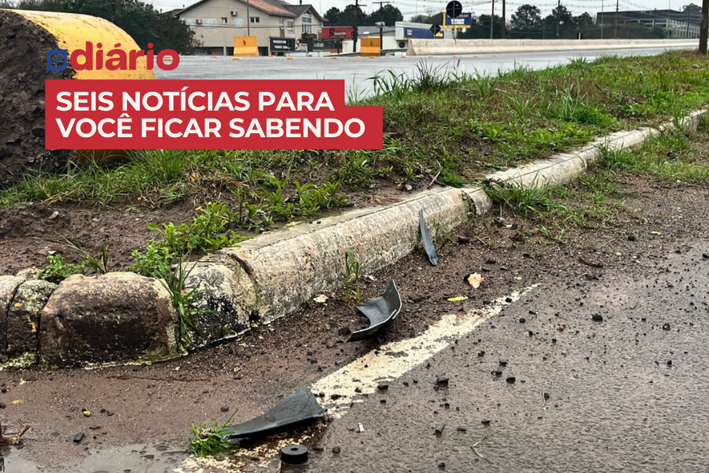 Identificadas duas das três vítimas fatais de acidentes em Santa Maria e outras 5 notícias