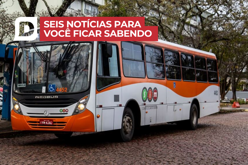 UFSM amplia subsídio do transporte público para estudantes com Benefício Socioeconômico ativo e outras 5 notícias para você ficar sabendo