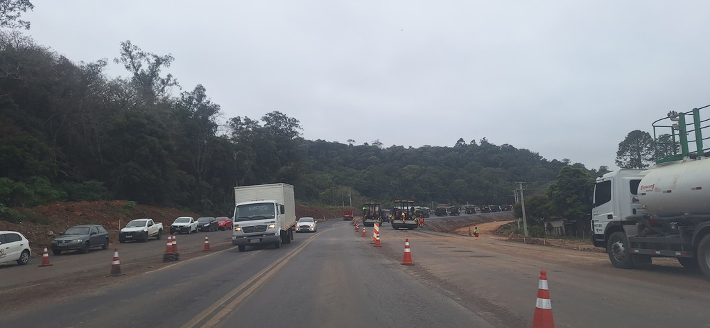 RSC-287 terá mudança no tráfego a partir de terça com nova pista liberada