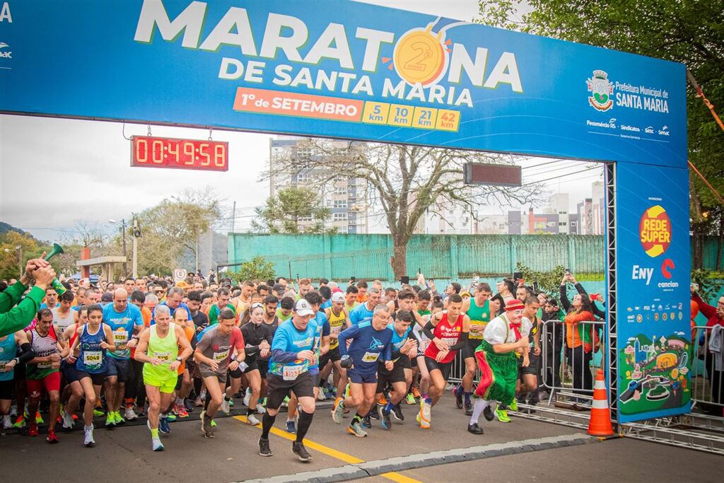 Inscrições para a 3ª Maratona de Santa Maria estarão abertas a partir de 19 de agosto