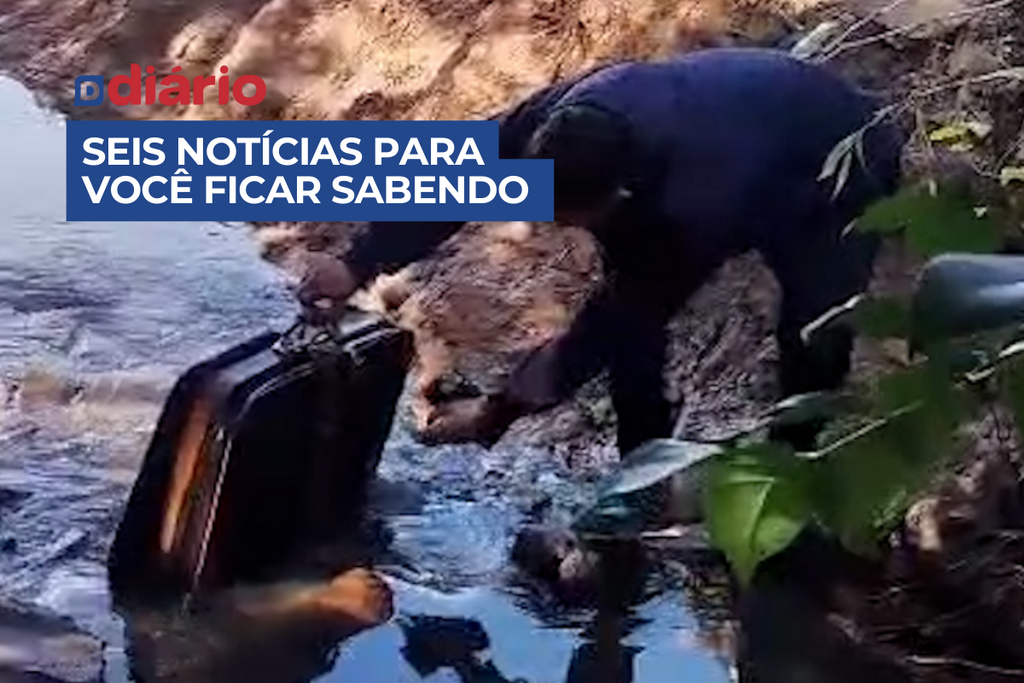Cachorrinha é resgatada após ser abandonada dentro de mala no Arroio Cadena em Santa Maria e outras 5 notícias para você ficar sabendo