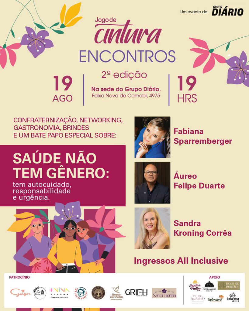 Saúde é tema do 2º Jogo  de Cintura Encontros