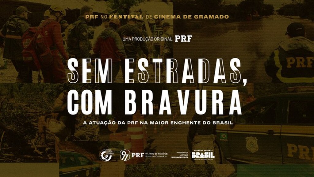 No Festival de Gramado, PRF lança documentário sobre atuação nas enchentes do Rio Grande do Sul