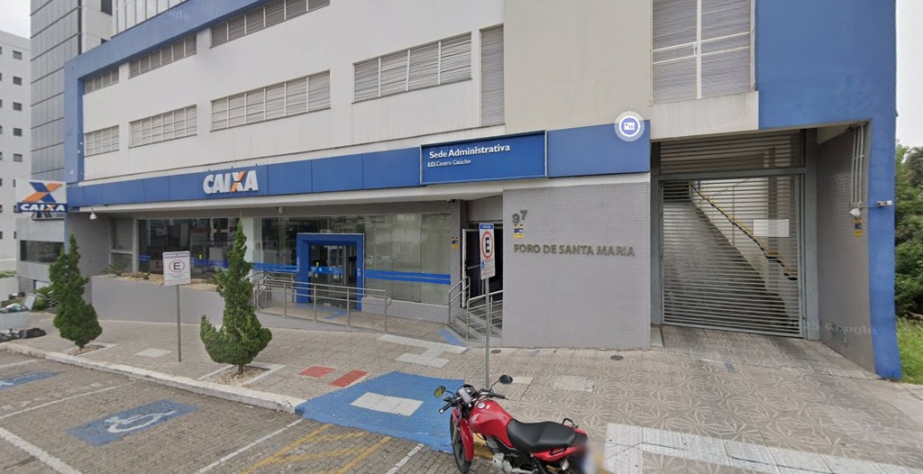 Foto: Google Maps - Prédio localizado na Alameda Buenos Aires, no bairro Nossa Senhora das Dores, onde o Fórum de Santa Maria funciona provisoriamente durante as obras na sede