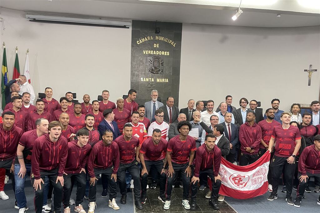 título imagem Inter-SM recebe Moção de Congratulação na Câmara de Vereadores