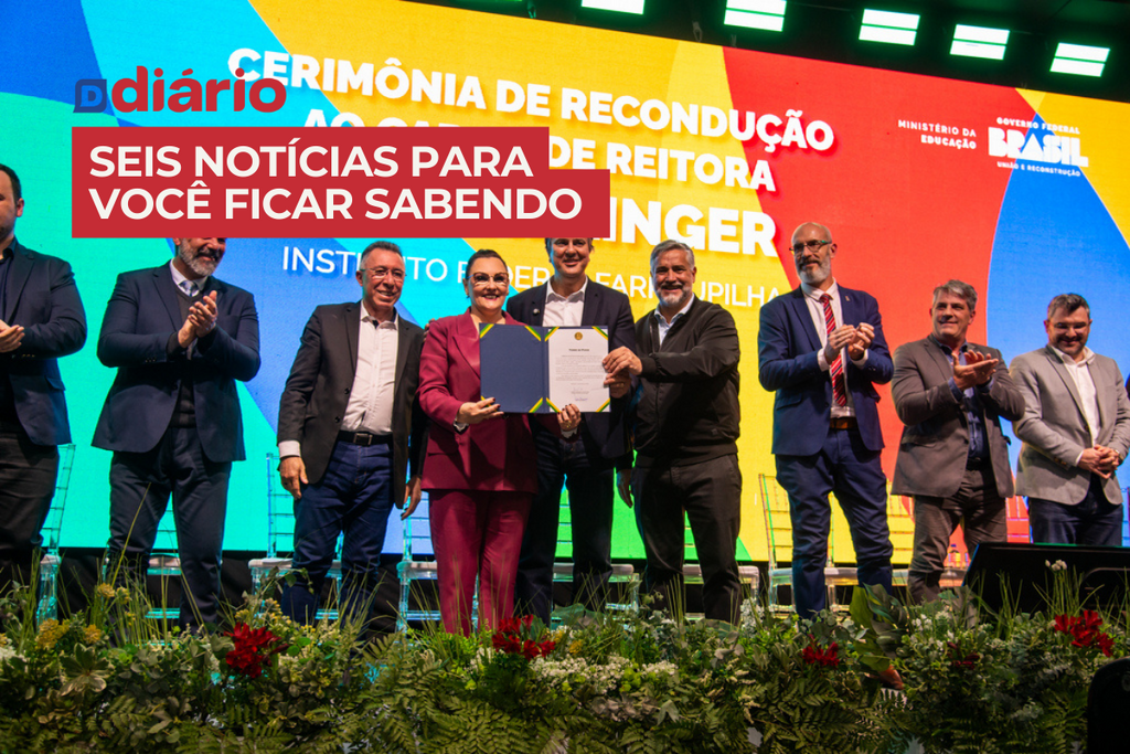 Em visita a Santa Maria, ministro da Educação confirma abertura de campus do Instituto Federal Farroupilha na cidade e outras 5 notícias