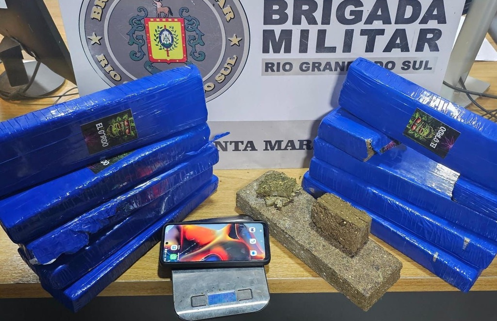 título imagem Homem é preso em Santa Maria com nove quilos de maconha; Droga seria distribuída na cidade