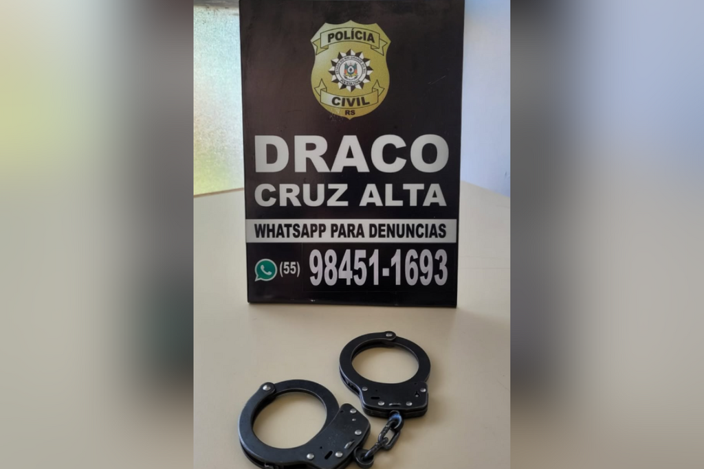 Polícia Civil prende suspeito de tentativa de homicídio em Cruz Alta