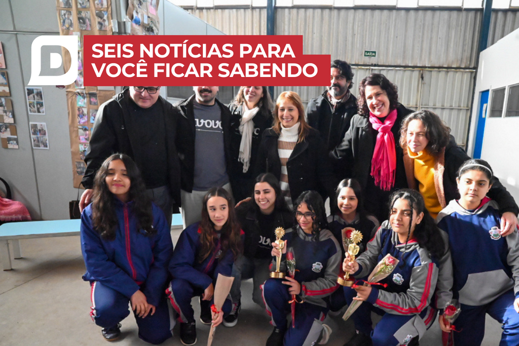 Protagonistas e equipe de longa premiado com três prêmios em Gramado recebem homenagem em Santa Maria e outras 5 notícias para você ficar sabendo