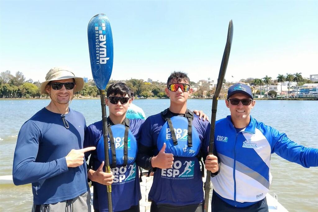 Asena garante primeiro ouro no Campeonato Brasileiro de Canoagem Velocidade