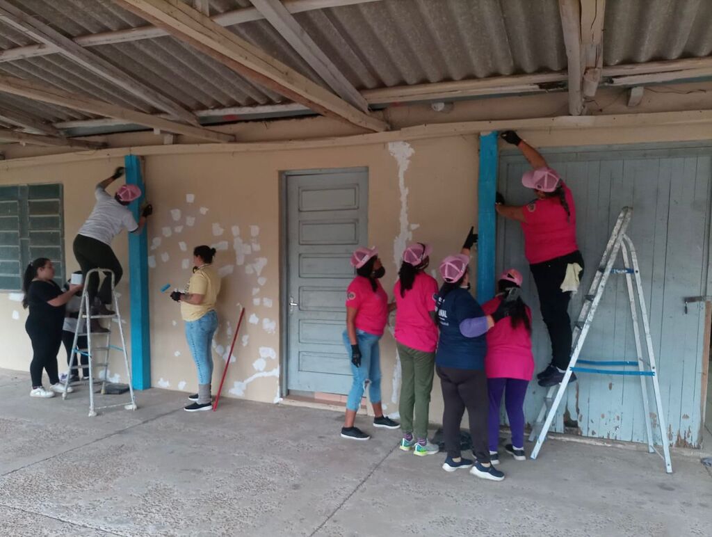 Fotos: divulgação - As oficinas foram dedicas a mulheres do Bairro Passo das Tropas