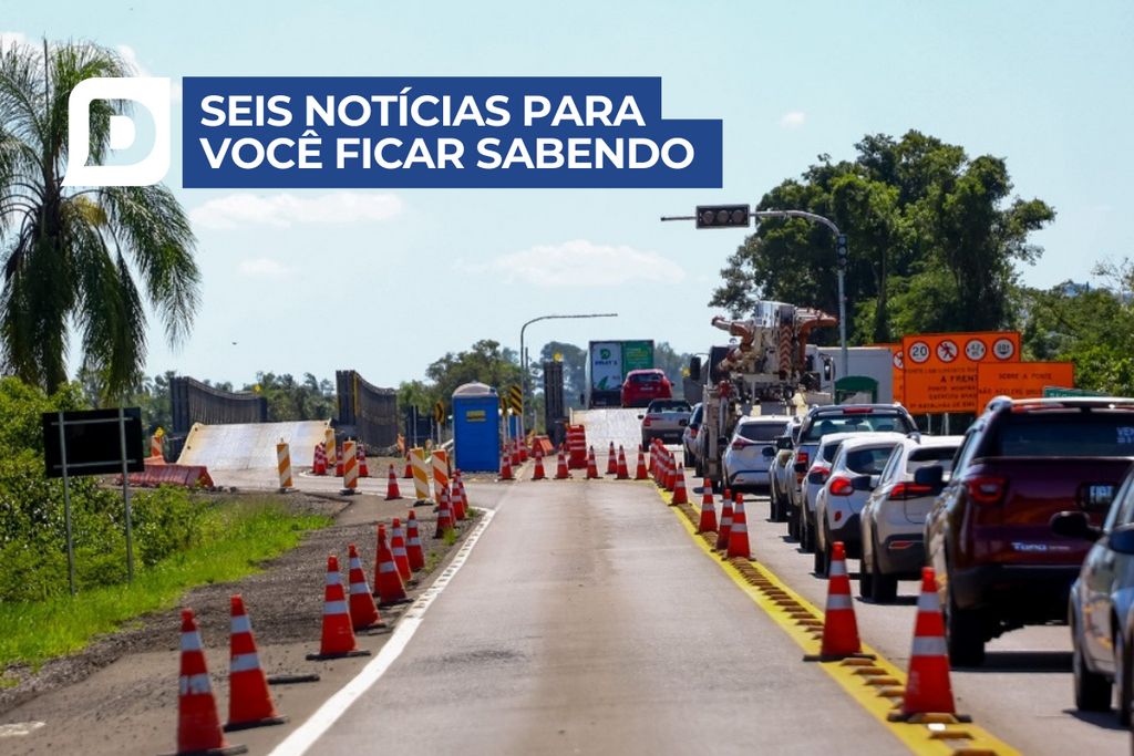 Após 16 meses de espera, obra da ponte da RSC-287 deve começar, com presença do governador Leite e outras 5 notícias para você ficar sabendo