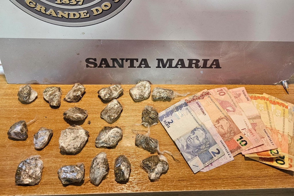 título imagem Homem é preso por tráfico de drogas em Santa Maria