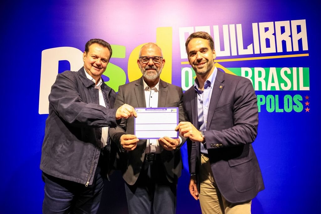 título imagem Prefeito de Santa Maria, Rodrigo Decimo, oficializa filiação ao PSD