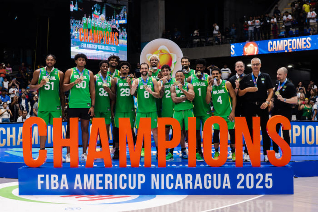 título imagem Brasil conquista pentacampeonato da Copa América de Basquete após 16 anos