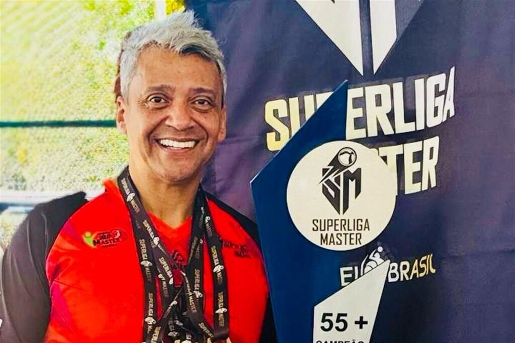 Santa-mariense Jean-Pierre Avila conquista a Super Liga Master Brasil na categoria 55+