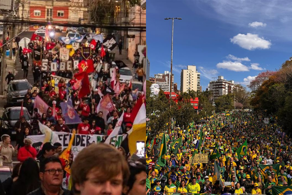 Fim de semana é marcado por atos a favor e contra Jair Bolsonaro no Estado e no país
