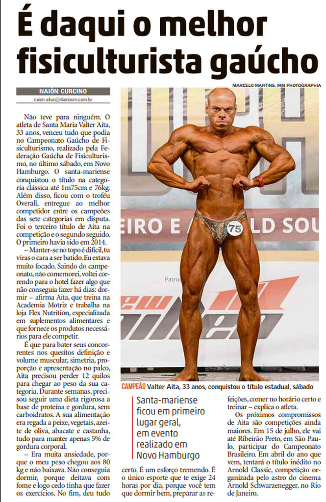 título imagem Fisiculturista multicampeão e personal trainer: saiba quem era o santa-mariense morto a facadas em Santa Catarina