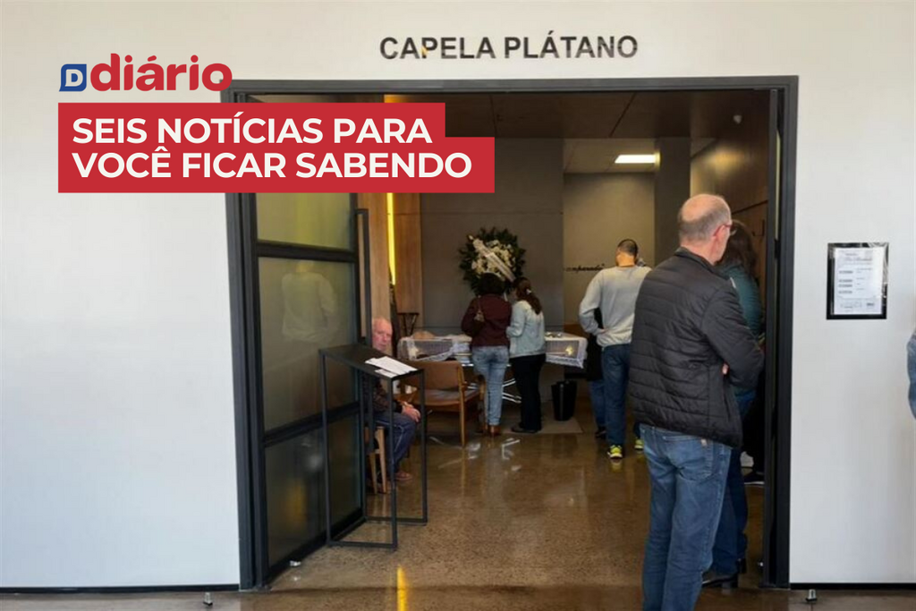 Indignação, emoção e incertezas: velório de fisiculturista morto no domingo comove familiares e amigos e outras 5 notícias