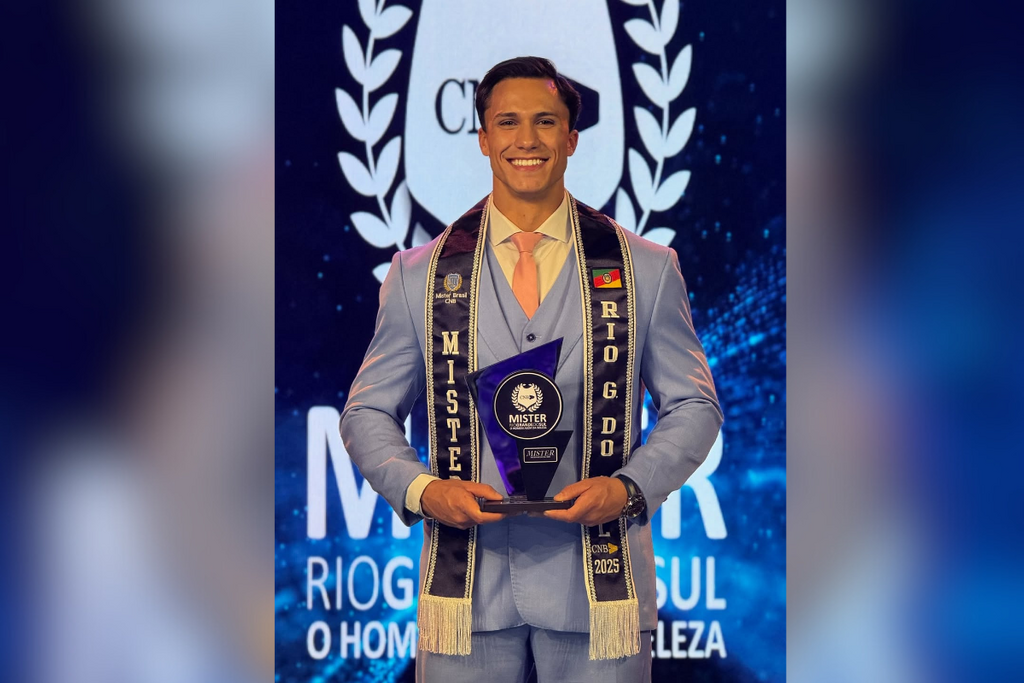 Homem mais bonito do Estado é de Santa Maria e já mira o concurso nacional