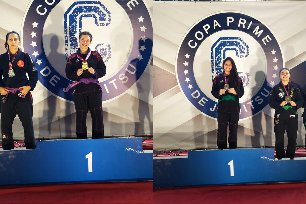 Irmãs santa-marienses brilham na Copa Prime de Jiu-Jitsu em Porto Alegre