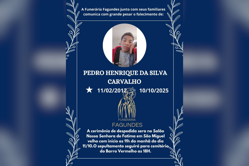 Identificado adolescente de 13 anos que morreu afogado em localidade do interior de Restinga Sêca