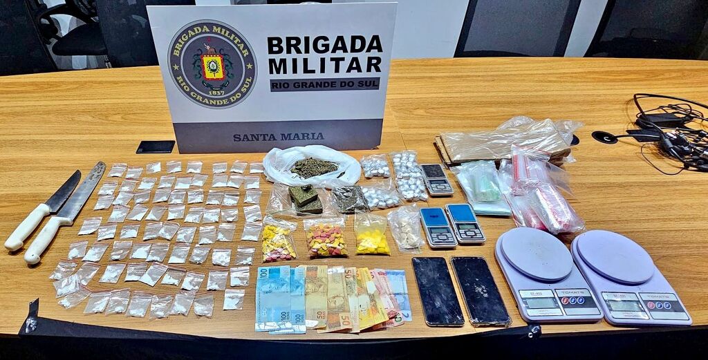 Dono de apartamento descobre drogas e leva à prisão de inquilino em Santa Maria