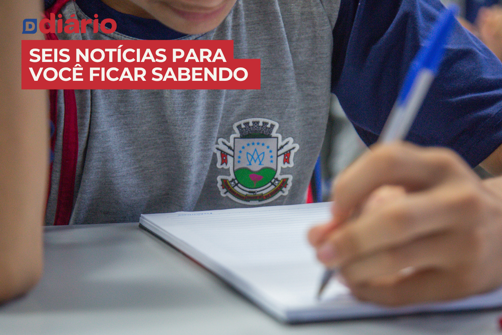 Período de rematrículas na rede municipal começa na segunda-feira e outras 5 notícias para você ficar sabendo