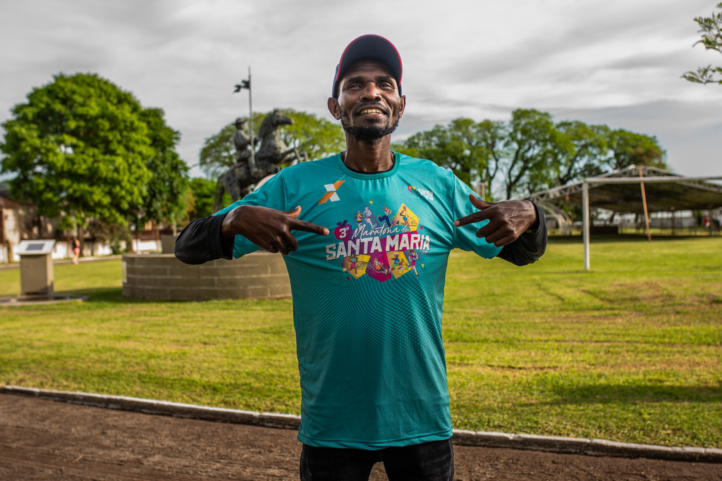 Foto: Vinicius Becker - Justin Mose Mogire será o representante do país africano na Maratona de Santa Maria