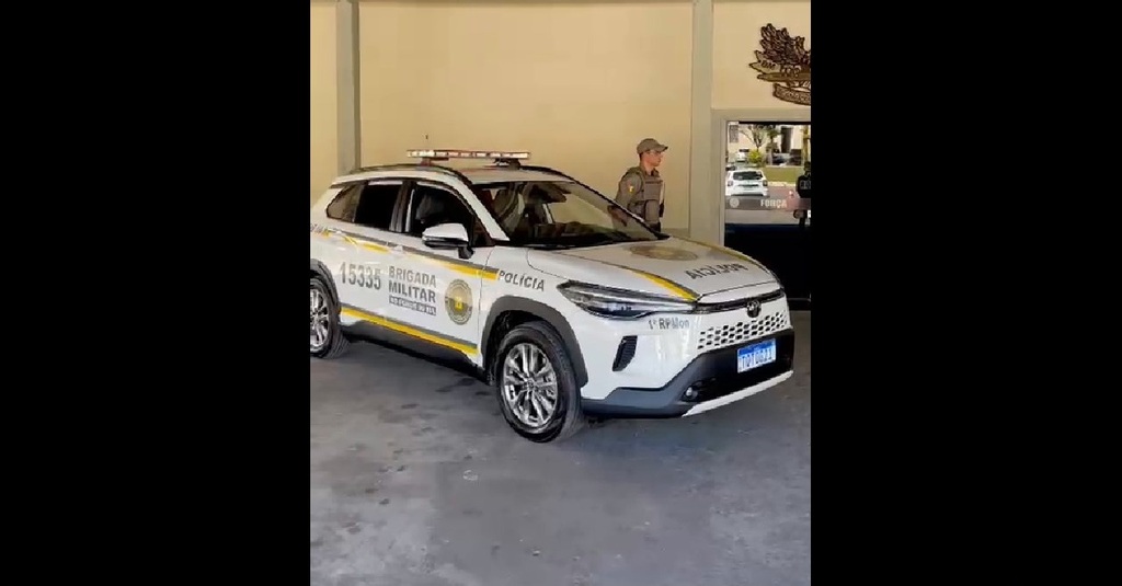 Brigada Militar de Santa Maria recebe nova viatura para reforçar patrulhamento