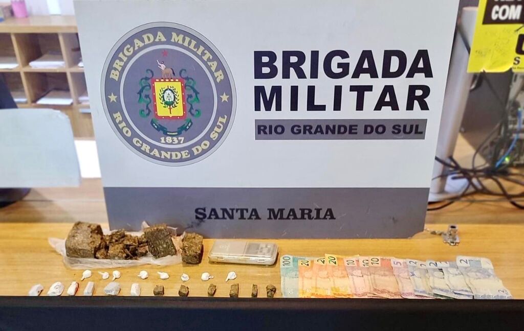 título imagem Homem é preso por tráfico de drogas em Santa Maria