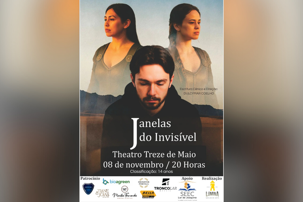 título imagem Peça teatral “Janelas do Invisível” propõe reflexão sobre a alma humana
