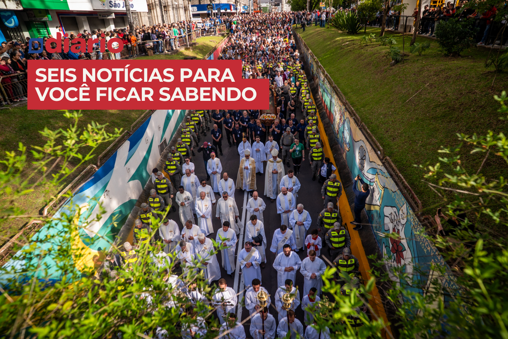 250 mil fiéis participam da 82ª Romaria Estadual da Medianeira e outras 5 notícias para você ficar sabendo