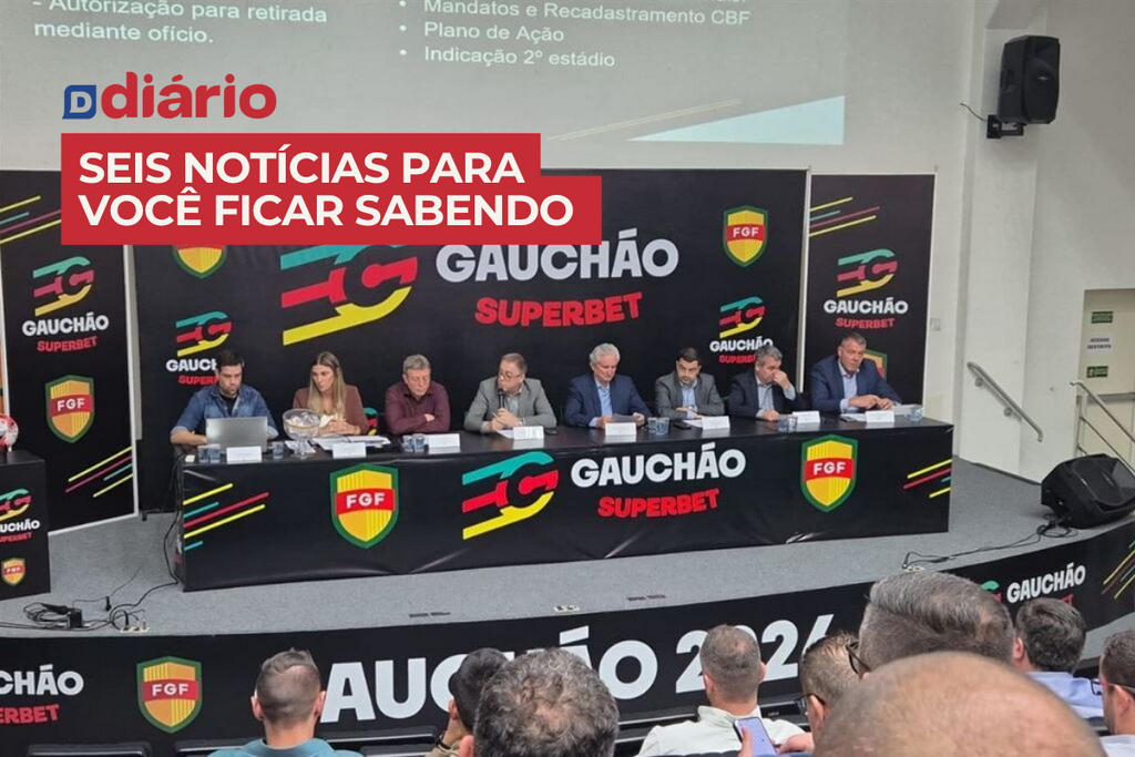 Inter-SM já conhece os adversários da primeira fase do Gauchão 2026 e outras notícias