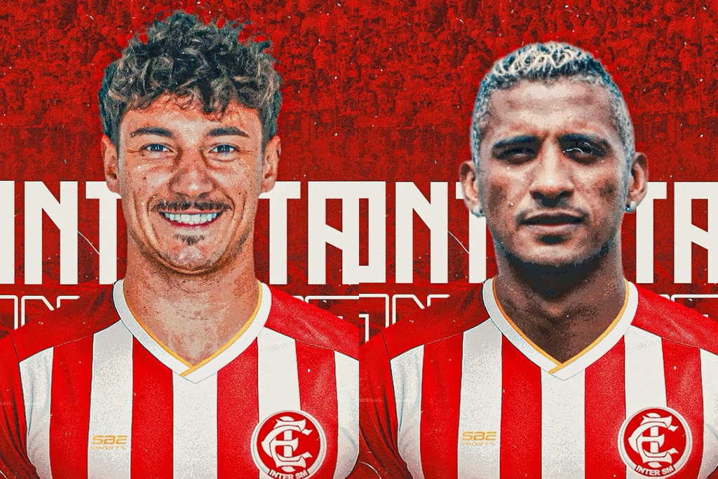 título imagem Inter-SM anuncia atacante e lateral-esquerdo e chega a cinco novos contratados para 2026
