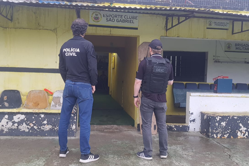 Clube da região é alvo de operação policial por suspeita de manipulação de resultados em partidas de futebol