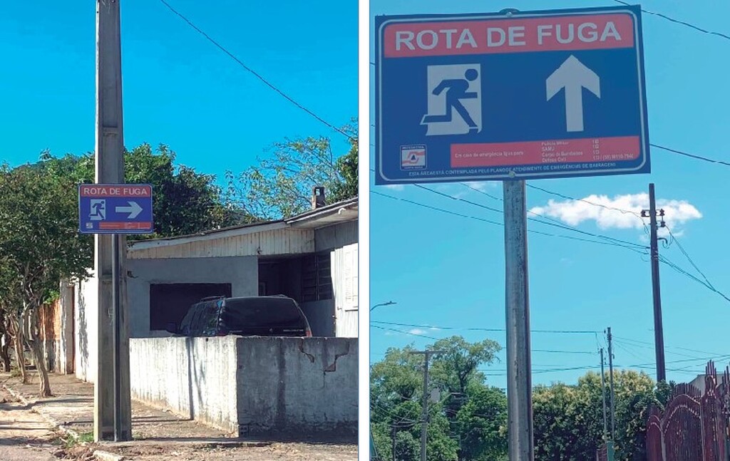Instaladas placas para plano de emergência perto da barragem do DNOS