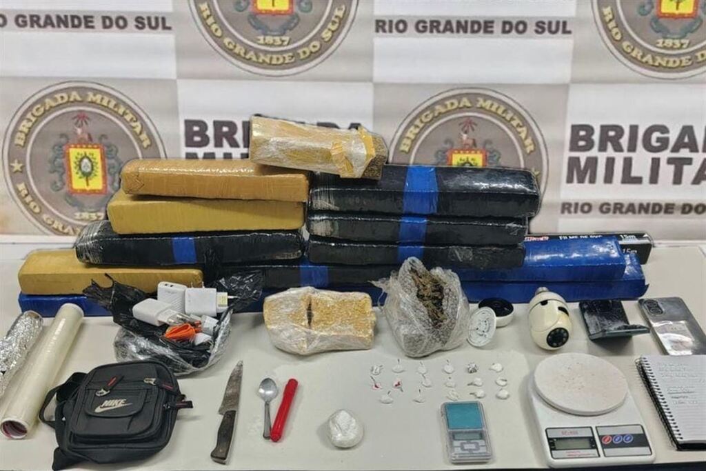 título imagem Brigada Militar prende homem por tráfico de drogas em Cruz Alta