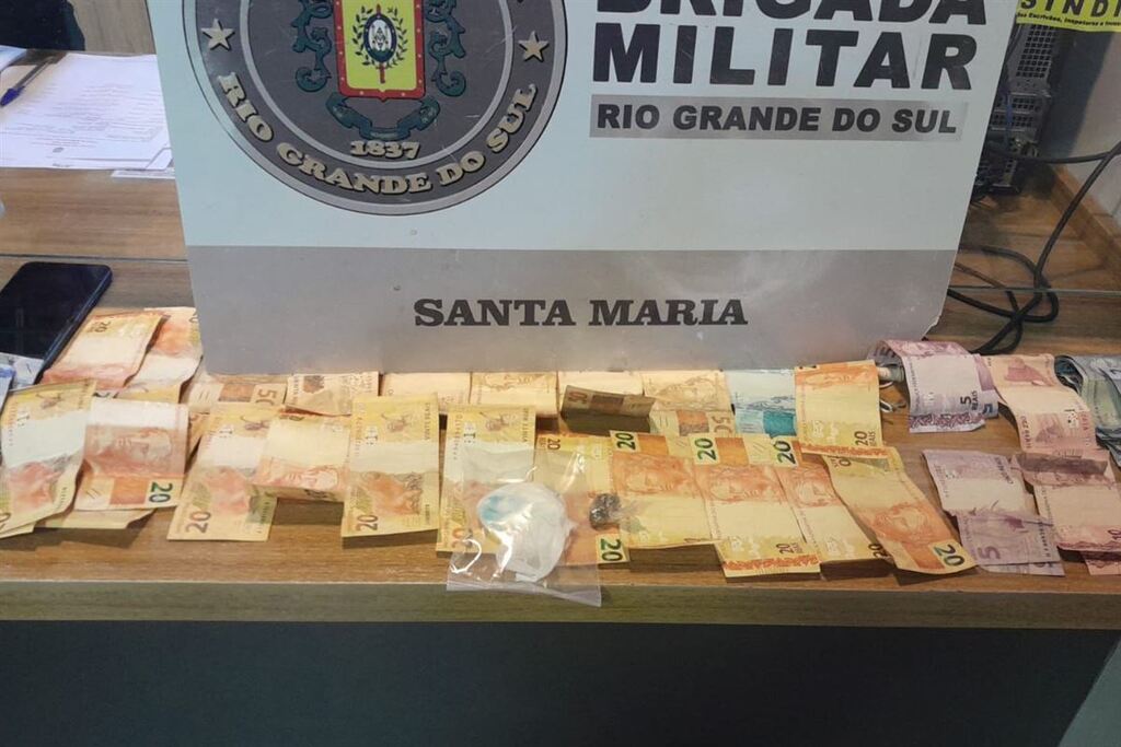 Ação da Brigada Militar resulta em prisão por tráfico em Santa Maria