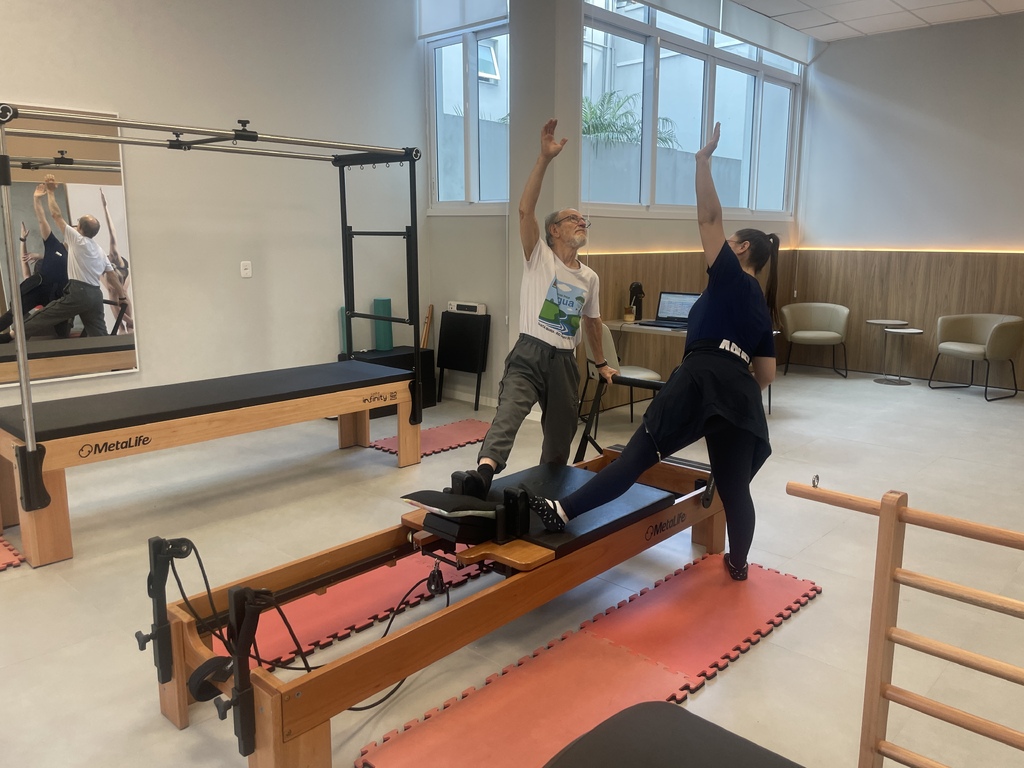 Nova sala de pilates é sensação entre os associados
