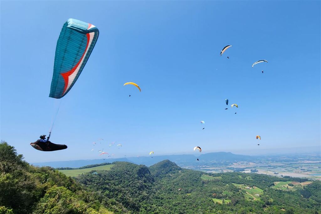 Agudo sedia etapa do Campeonato Gaúcho de Parapente neste final de semana