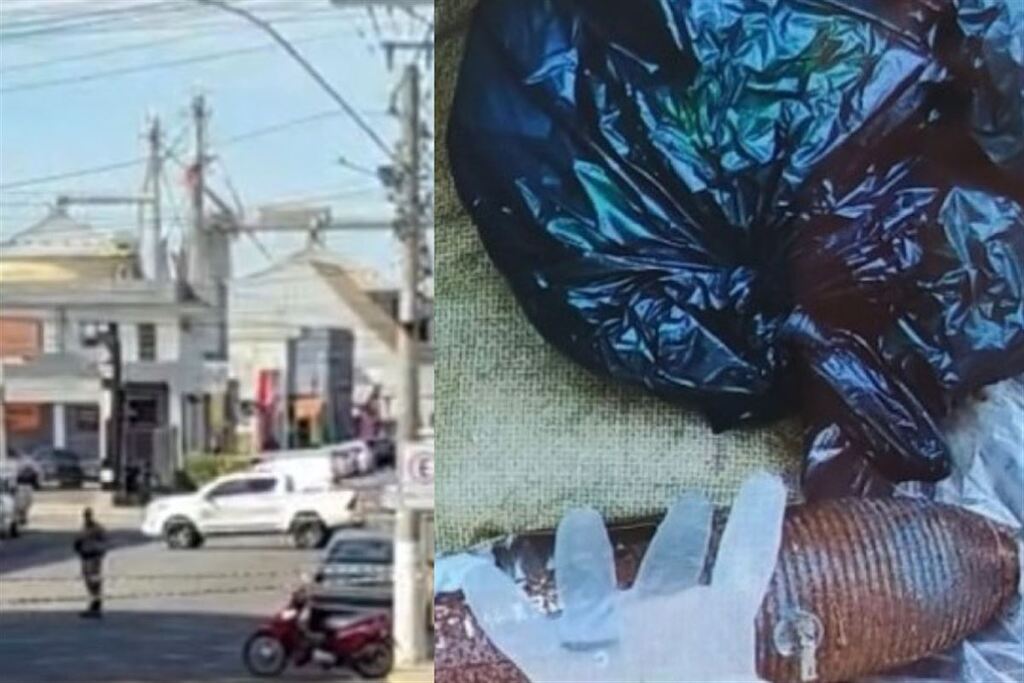 Explosivo encontrado no Centro de Cacequi mobiliza forças de segurança