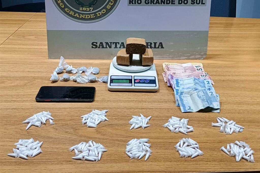 Quatro pessoas são presas em Santa Maria em menos de seis horas
