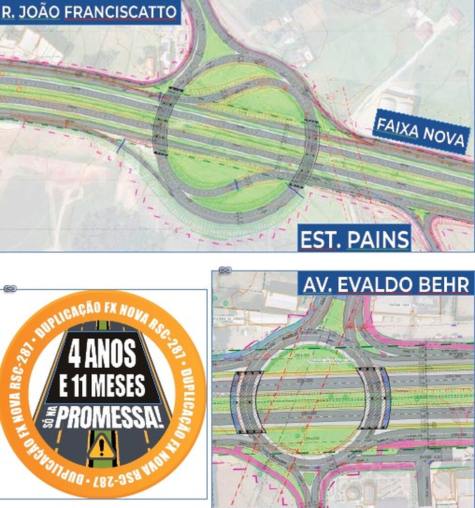 Faixa Nova: Daer não dá prazo para entrega do projeto da duplicação
