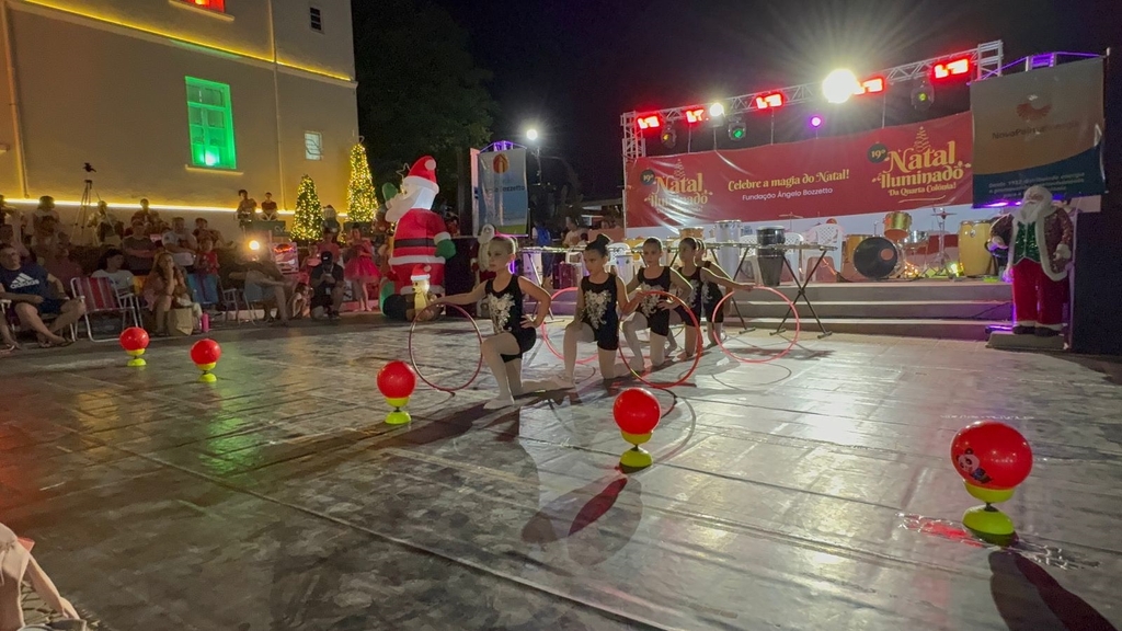 título imagem Projeto Expressando Arte se apresenta  no Natal Iluminado da Quarta Colônia