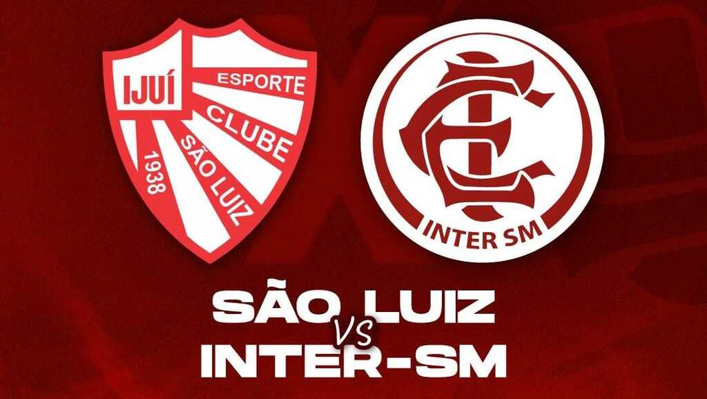 AO VIVO: acompanhe o amistoso entre Inter-SM e São Luiz de Ijuí