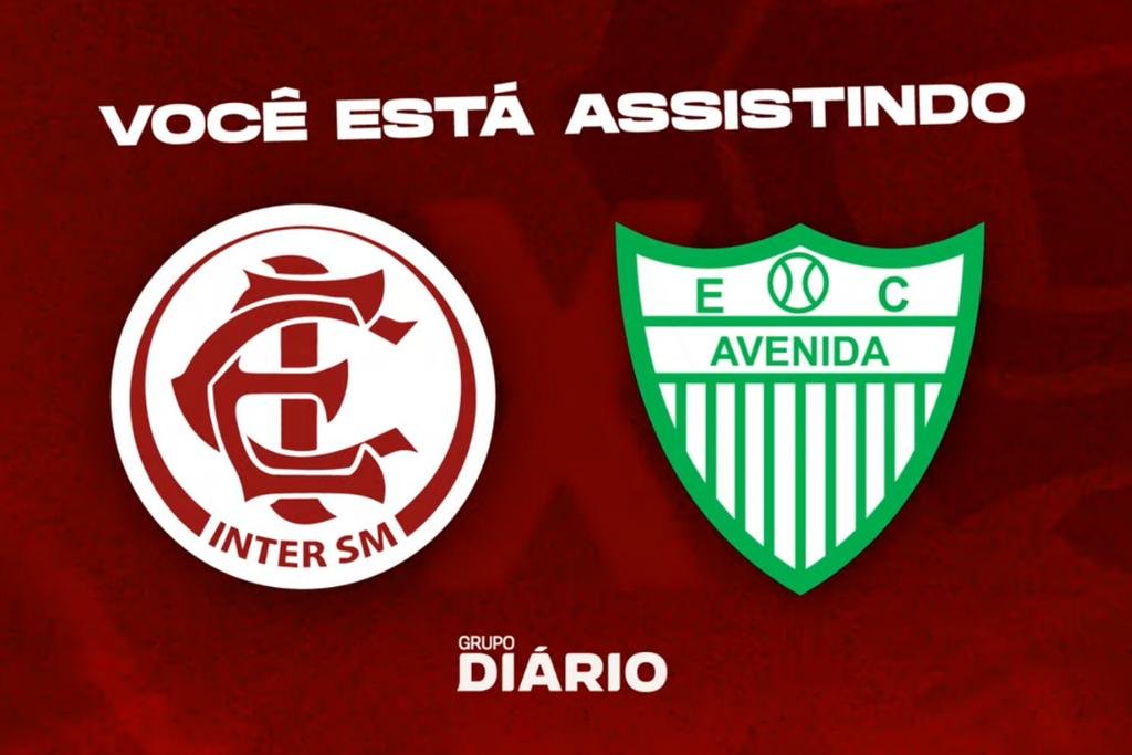 AO VIVO: acompanhe o amistoso do Inter-SM contra o Avenida