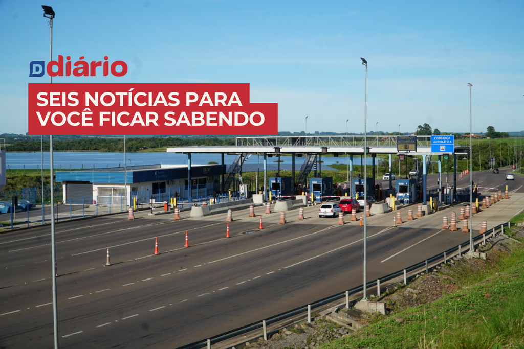 Quase 30 mil veículos devem passar pela praça de pedágio de Santa Maria durante o feriado de Natal e outras notícias