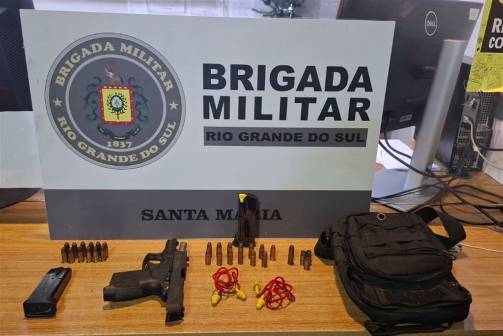 Operação da Brigada Militar termina com prisão por porte ilegal de arma de fogo