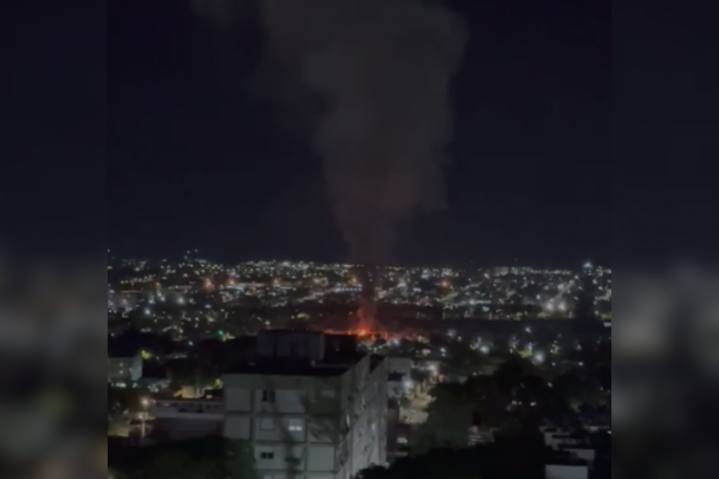 Após mais de três horas, bombeiros informam ter controlado incêndio no Colégio Marista Santa Maria; equipes seguem no local